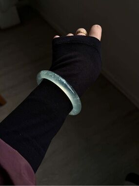 Certificate Jade Bangle Bracelet